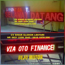 LED Display Running Text Outdoor